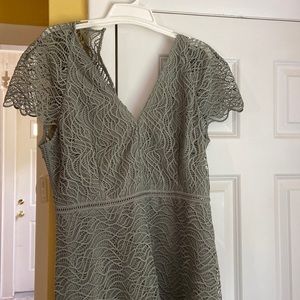 Formal Reiss lace lined dress